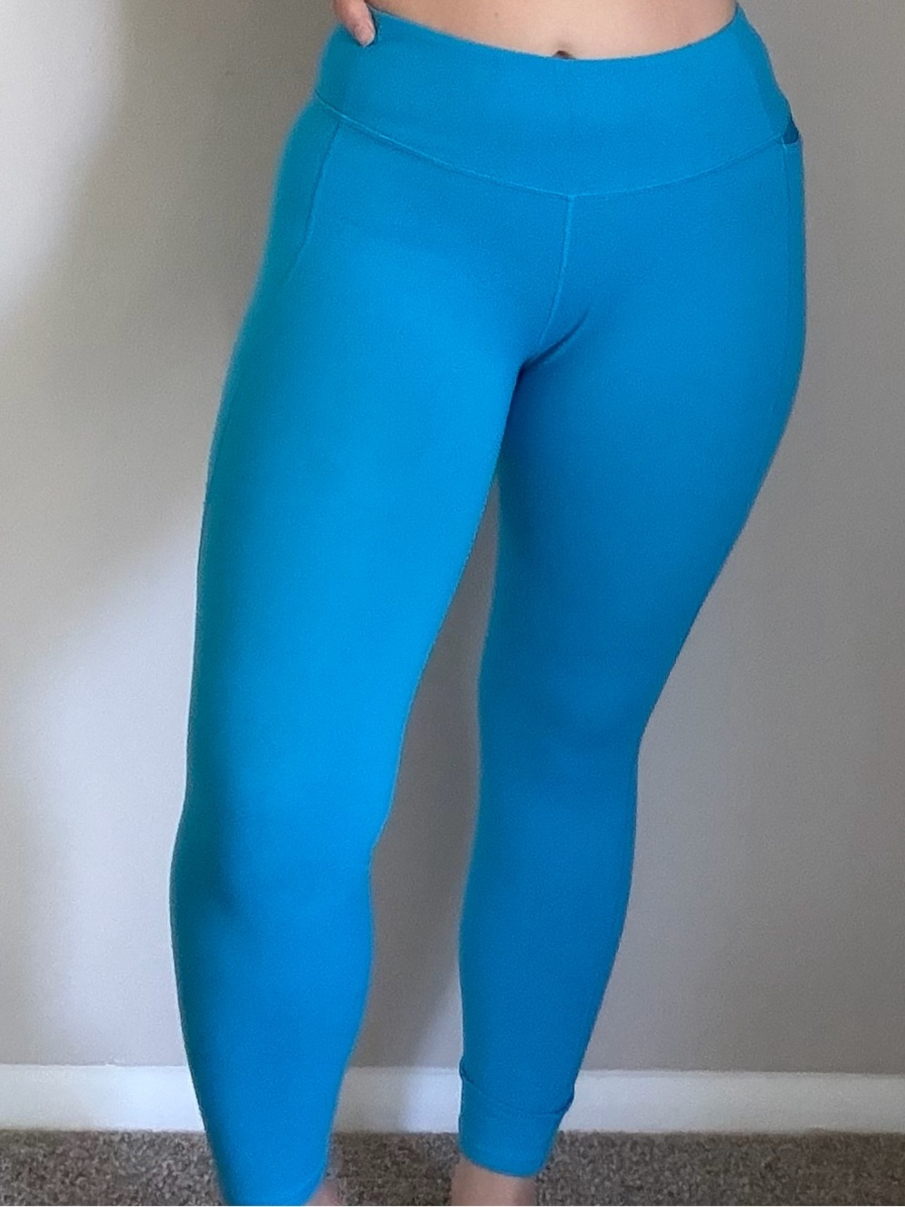 CALIA by Carrie Underwood Turquoise/Teal High-Waist Leggings